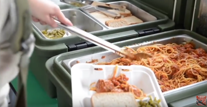 Army food served in the field