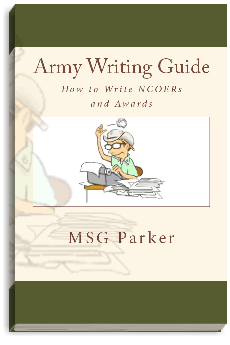 Writing army awards arcom example