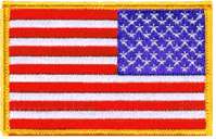 U.S. flag patch