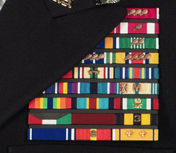 Picture of Maryland Army National Guard Ribbon Rack