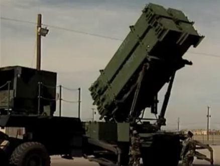 Patriot Missile Battery deployed
