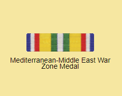 Mediterranean-Middle East War Zone Medal