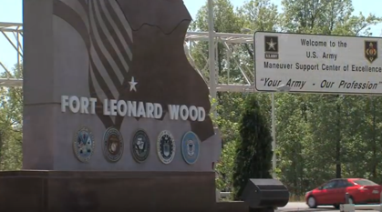 Front Gate at Fort Leonard Wood