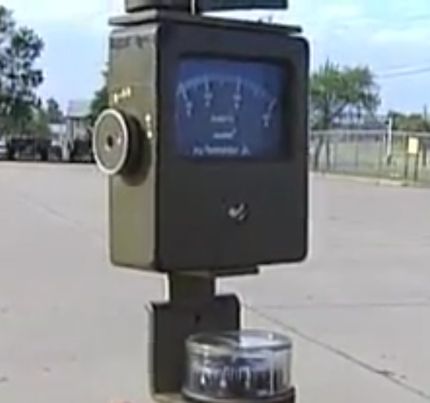 Field Artillery Meteorological Crewmember measuring surface weather