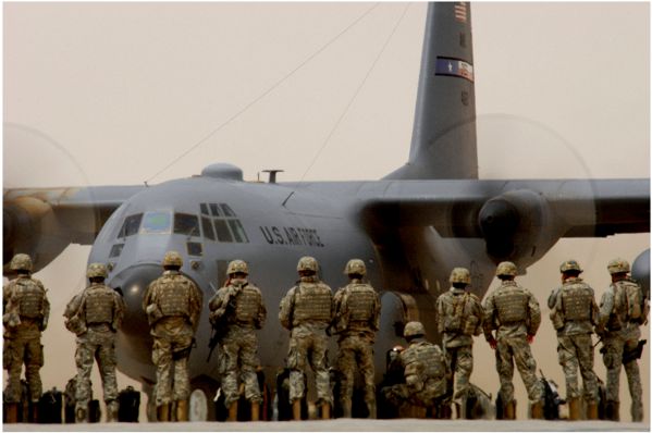 Deploying on C-130
