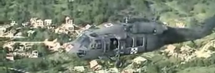 UH-60 Helicopter over Germany