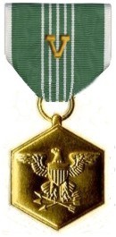 army commendation medal with v device
