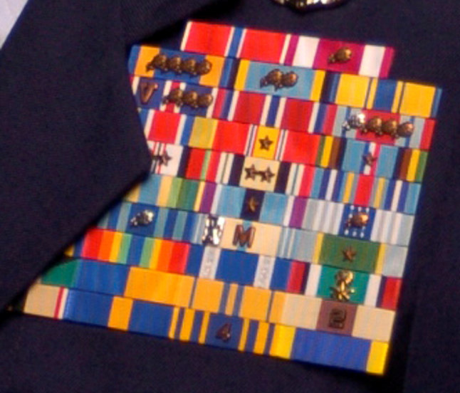 Delaware Air National Guard Ribbon Rack