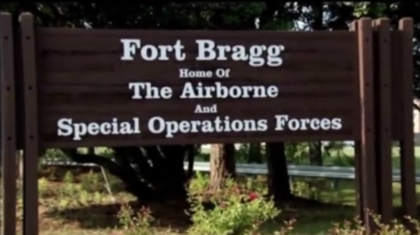 Fort Bragg Main gate