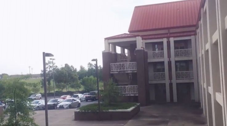 Permanent party barracks on Fort Stewart, Georgia