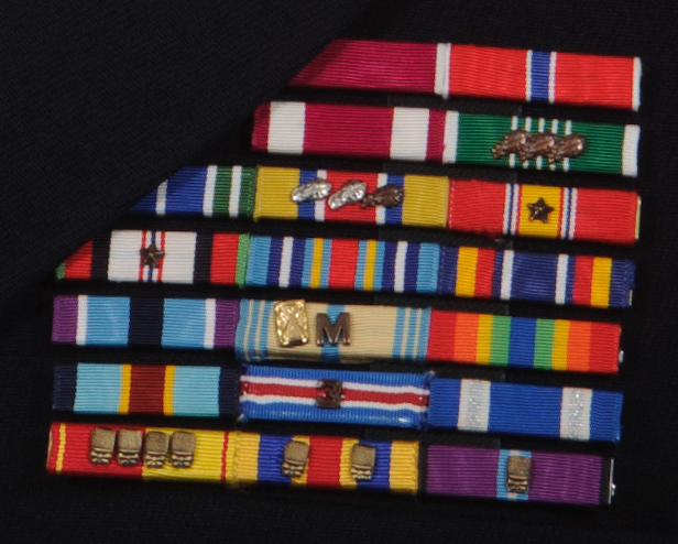 Picture of Hawaiian National Guard Ribbon Rack