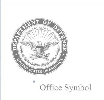 Army Memorandum Seal