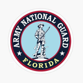 Florida Army National Guard Sticker