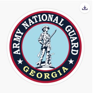 Georgia Army National Guard Sticker