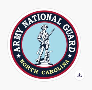 North Carolina Army National Guard Sticker