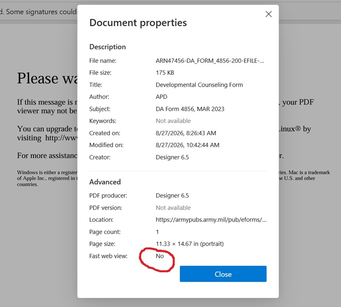 PDF Won't Open in Browser