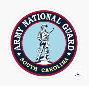 South Carolina Army National Guard Sticker