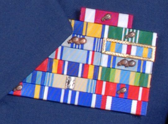 Kansas Air National Guard Military Ribbons
