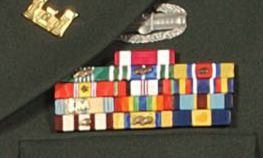 Kentucky Army National Guard Ribbon Rack