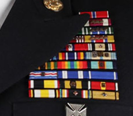 Maryland National Guard Ribbon Rack