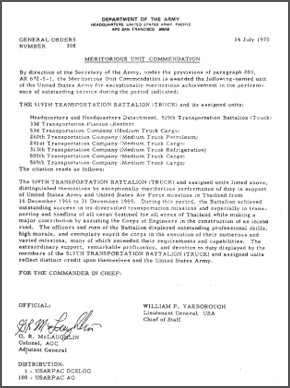 Meritorious Unit Commendation