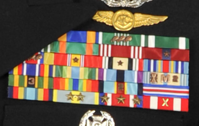 Minnesota Army National Guard Ribbon Rack