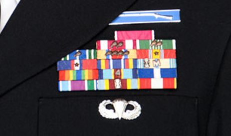 North Dakota Military Ribbon Rack