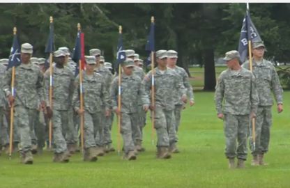 Picture of Soldiers Marching