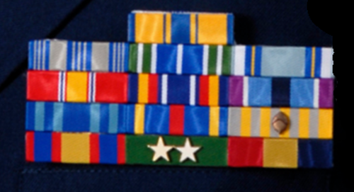 Texas Air National Guard Ribbon Rack
